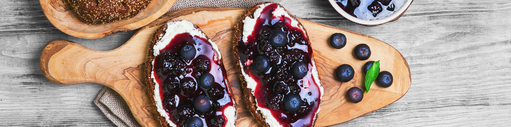 The Zamzows Table: Blueberry Ricotta Toast