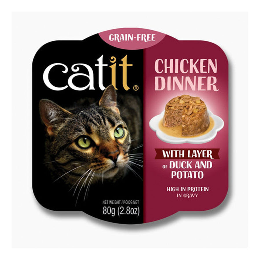 Catit Chicken Dinner Duck Potato 2.8 OZ