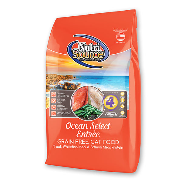 NutriSource Grain Free Ocean Select Cat 15 LB