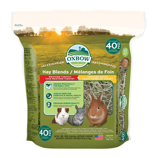 Oxbow Garden Animal Health Blends Timothy Hay and Orchard Grass 40 OZ