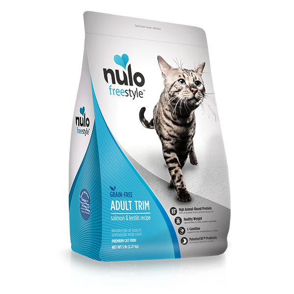 Nulo Dry Grain Free Cat Adult Trim Salmon 5 LB