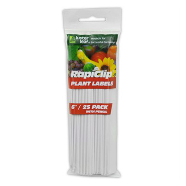 Rapiclip Plant Labels and Pencil 6 IN 25 PK