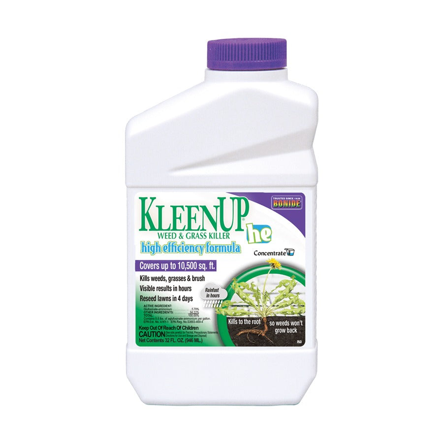 Bonide Kleenup He Concentrate 32 OZ Fast & Effective Weed Killer