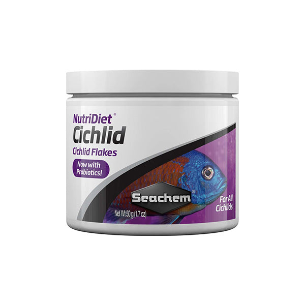 Seachem Nutridiet Cichlid Flakes 1.8 OZ