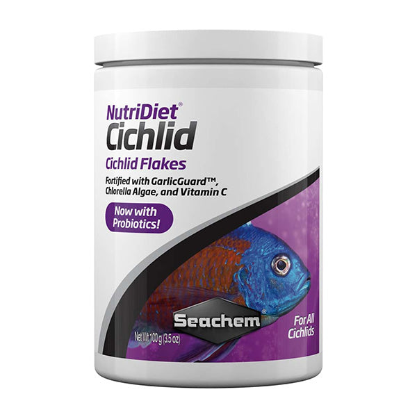 Seachem Nutridiet Cichlid Flakes 3.5 OZ