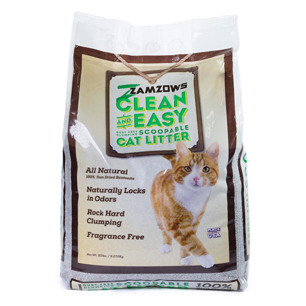 Zamzows Clean and Easy Dust Free Clumping Cat Litter