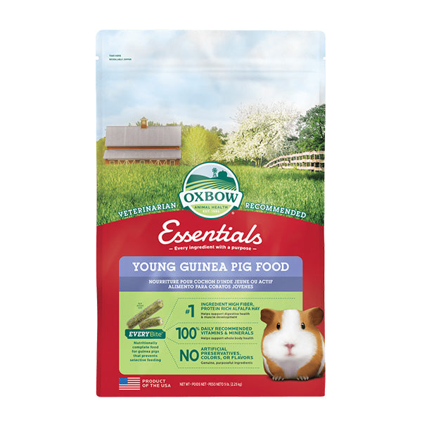 Oxbow Animal Health Essentials Young Guinea Pig Food 5 LB