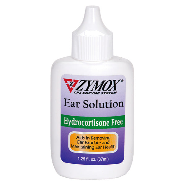 Zymox Ear Solution Hydrocortisone Free 1.25 OZ