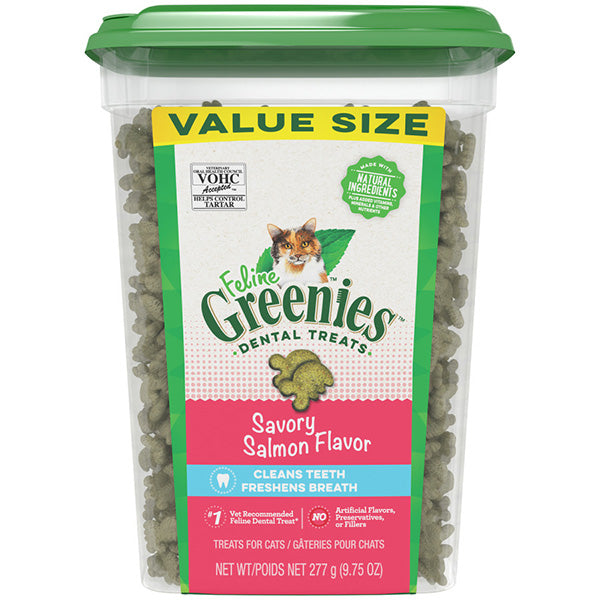 Greenies Treat Dental Salmon Tub 9.75 OZ