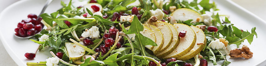 Pear, Pomegranate Feta Salad