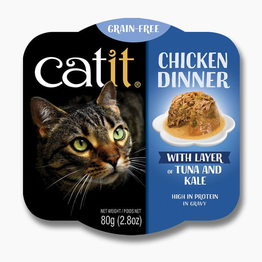 Catit Chicken Dinner Tuna Kale 2.8 OZ