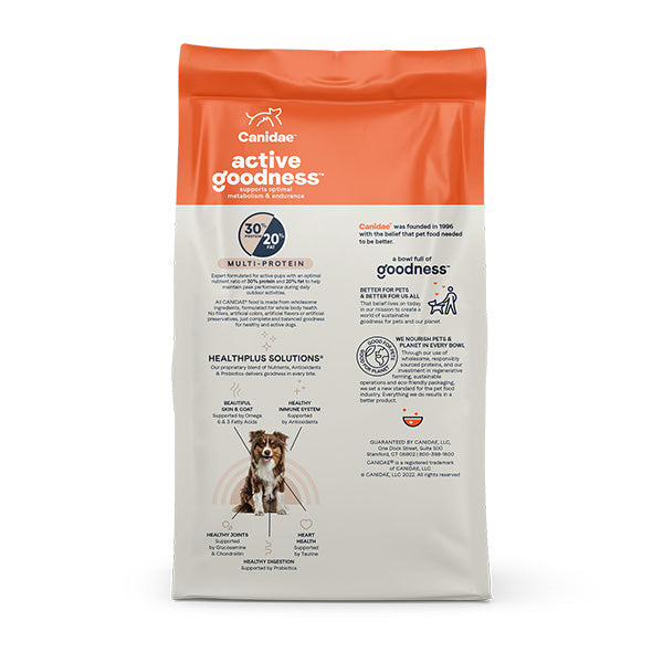 Canidae Active Goodness Multi Protein Dog 30 LB