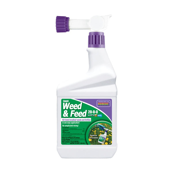 bonanza herbicide Bonide Weed And Feed 32 OZ: Weed Control & Fertilizer