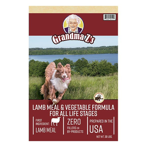 Grandma Z's Lamb and Vegetable Adult Dog Food 30 LB – Zamzows store