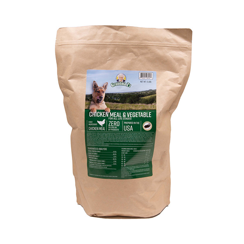 Grandma Z's Chicken and Vegetable Adult Dog Food 5 LB – Zamzows store
