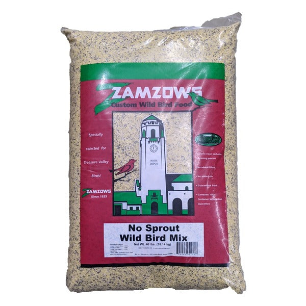 Zamzows No Sprout Wild Bird Mix 40 LB