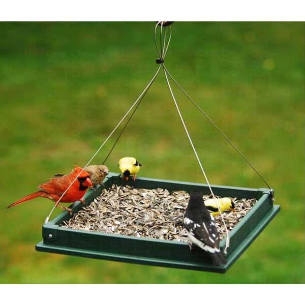 Songbird Essentials Hanging Platform Feeder LRG