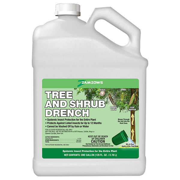 systemic herbicide for trees Zamzows Tree and Shrub Drench 1 GAL