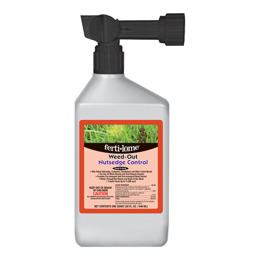 herbicide for nutsedge control Fertilome 32oz Weed-Out Nutsedge Control RTS