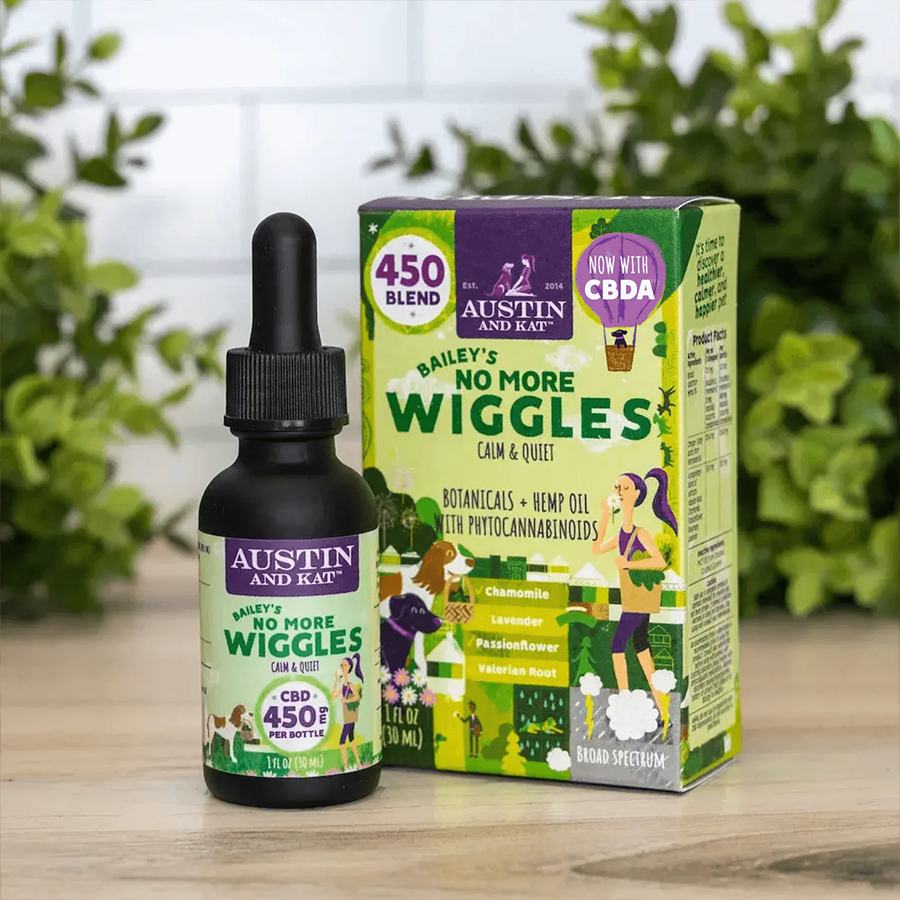 Austin Kat No More Wiggles Oil 450mg Soothing CBD Blend