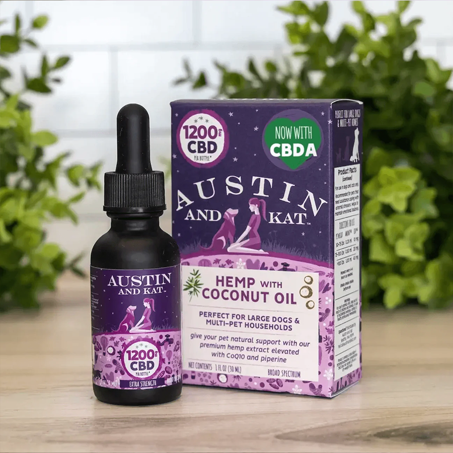 Austin & Kat Hemp + MCT Oil 1200mg | Sustained CBD Benefits