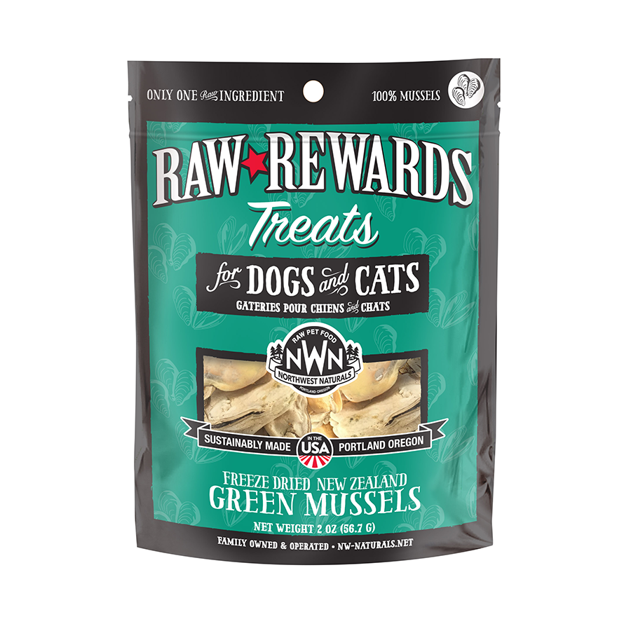 Northwest Naturals Freeze Dried Raw Rewards Green Mussel 2 OZ
