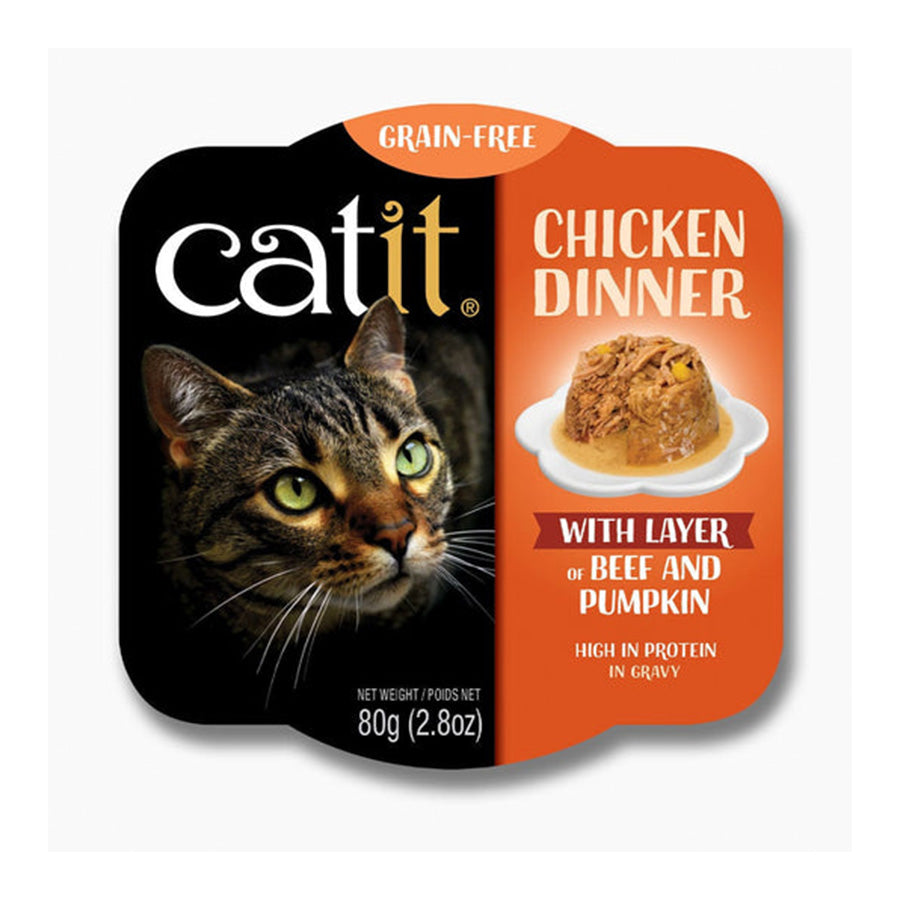 キャットフード Ac2At2 Catit Chicken Dinner Beef Pumpkin 2.8 OZ – Zamzows store