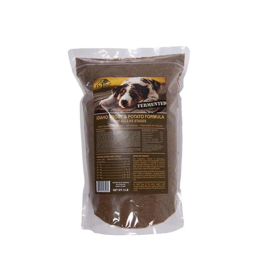 Dr Jim Z Idaho Trout and Potato Fermented 5 LB – Zamzows store