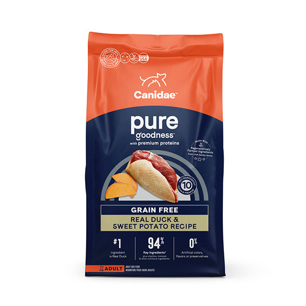 Canidae Pure Goodness Grain Free Duck Dog Food 22 LB