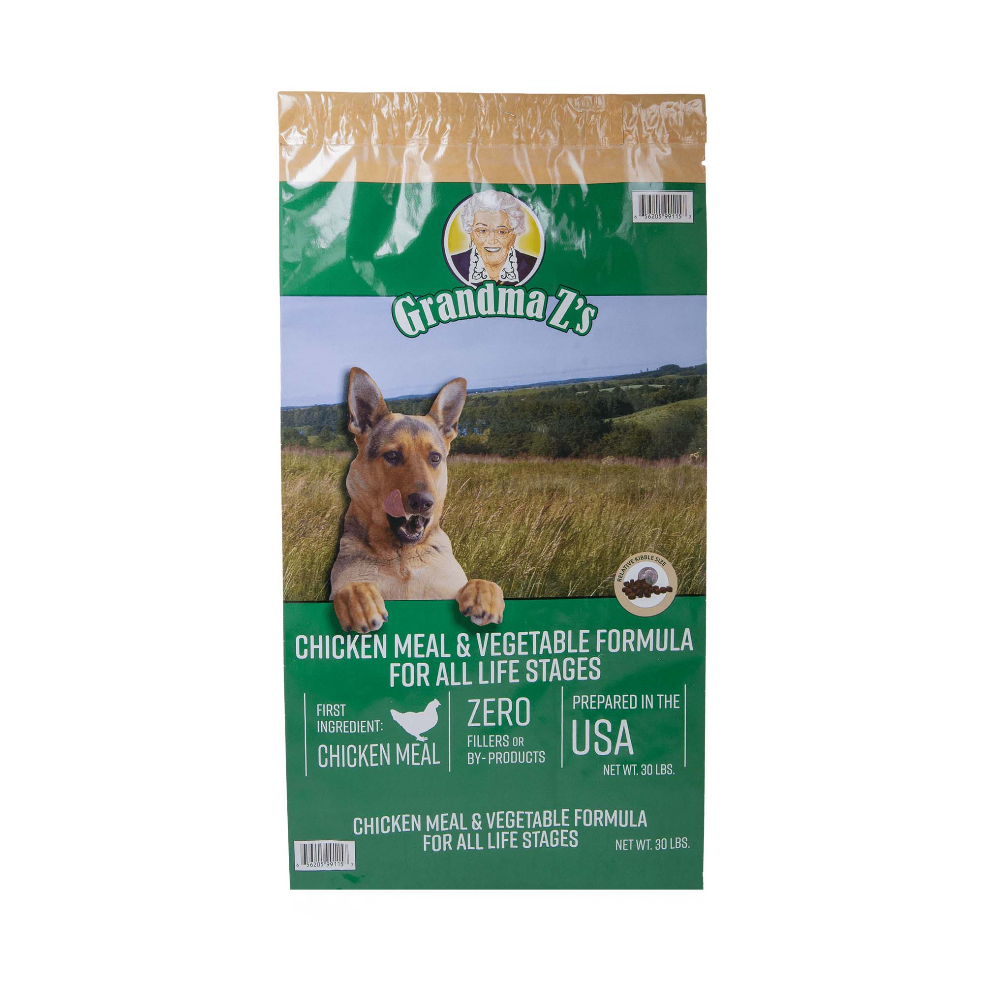Grandma Z's Chicken And Vegetable Adult Dog Food 30 LB