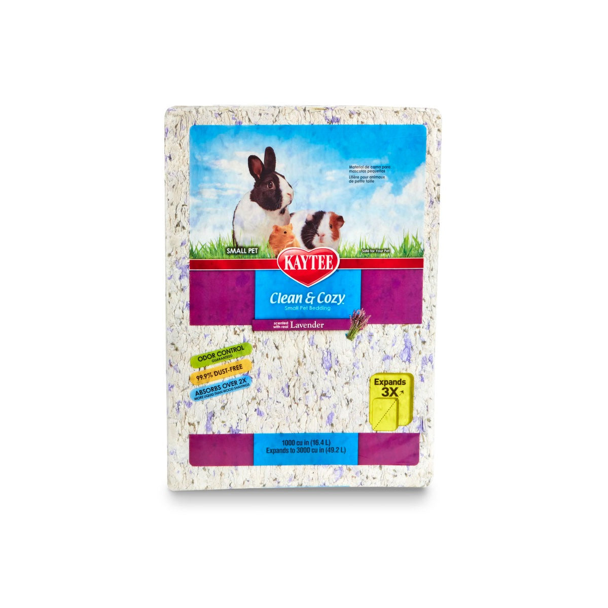 Kaytee Clean and Cozy Lavender Bedding 49.2 L Zamzows store
