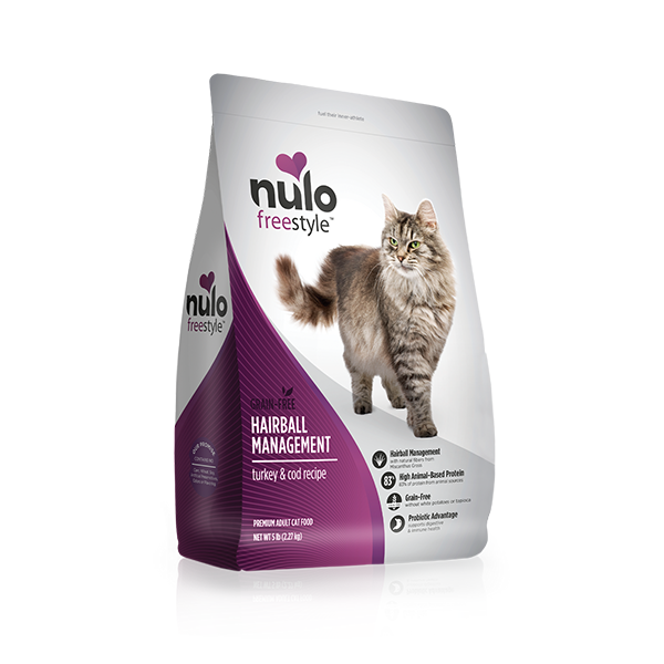 Nulo Dry Cat Hairball Turkey and Cod 5 LB