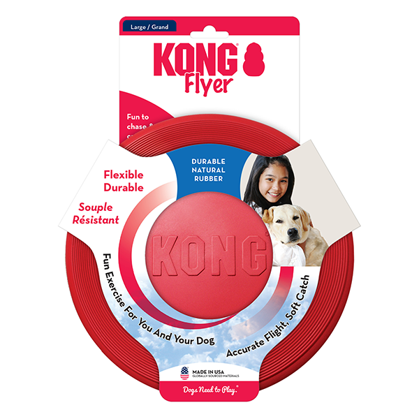 Kong Flyer Rubber Disc LRG