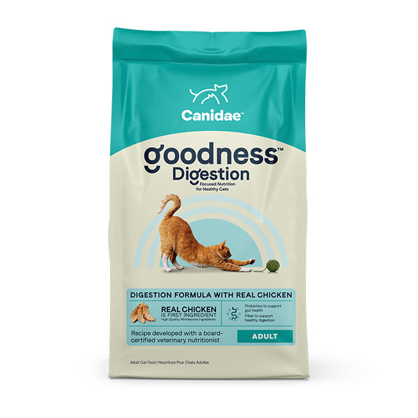 Canidae Cat Goodness for Digestion Formula Real Chicken 5 LB