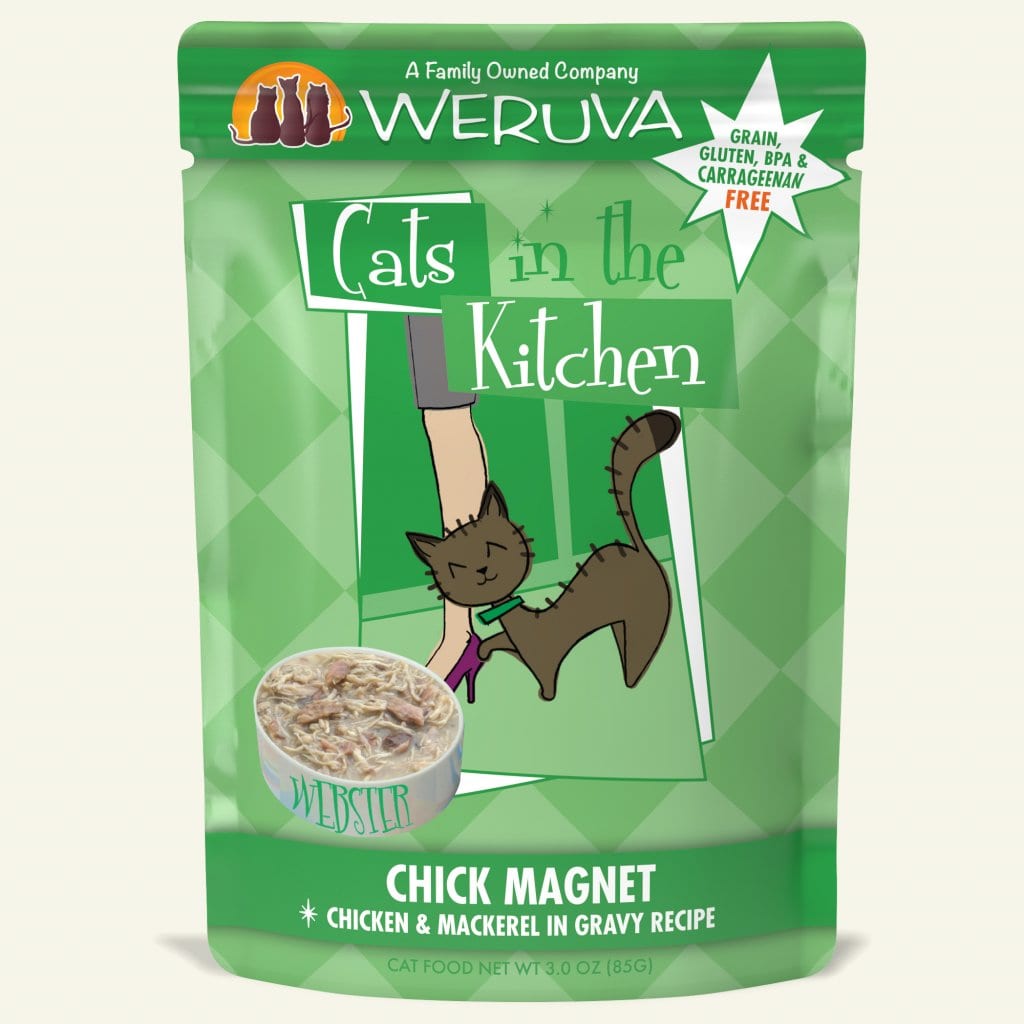 Cats in the Kitchen Pouch Chick Magnet 3 OZ