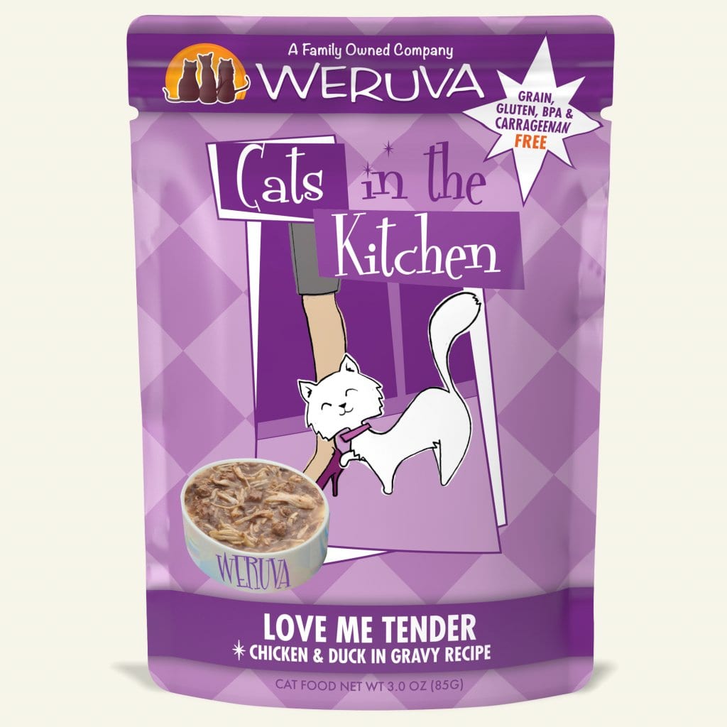 Cats in the Kitchen Pouch Love Me Tender 3 OZ