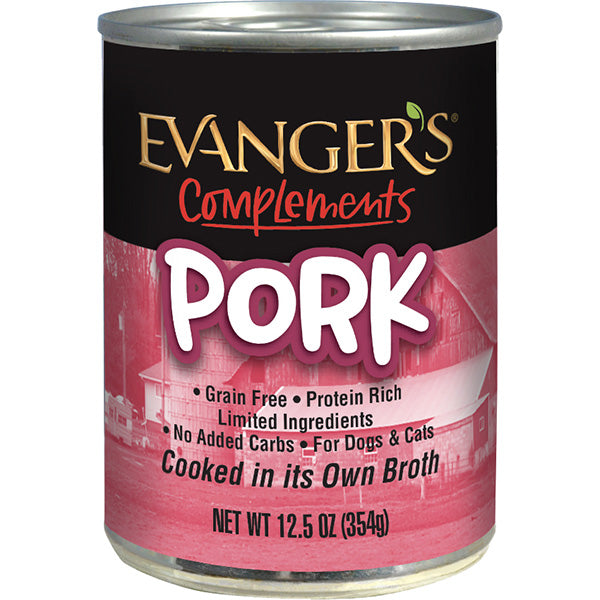 Evanger's Grain Free Pork Can 12.5 OZ