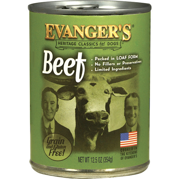 Evanger's Grain Free Beef Can 12.5 OZ
