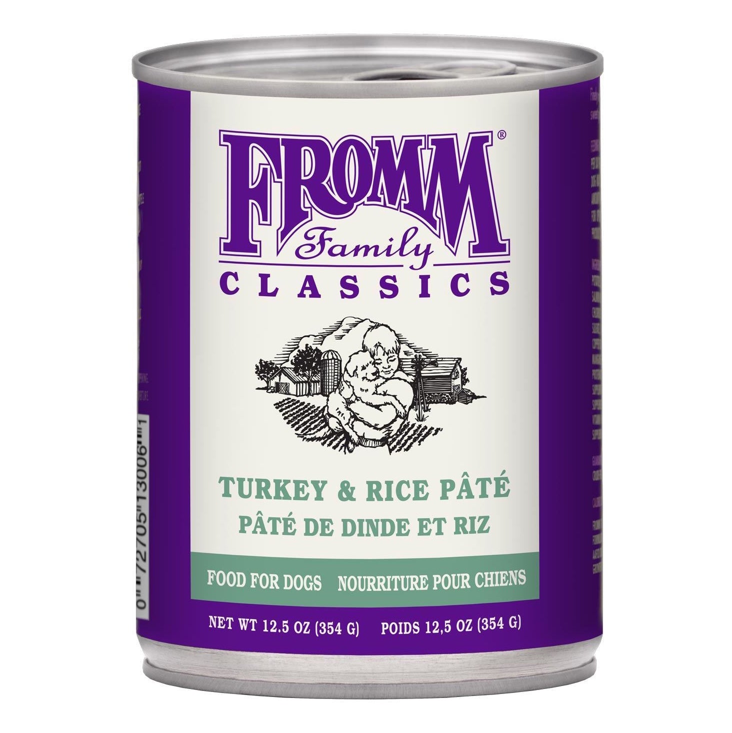 Fromm Classic Turkey and Rice Pate Can 12.5 OZ