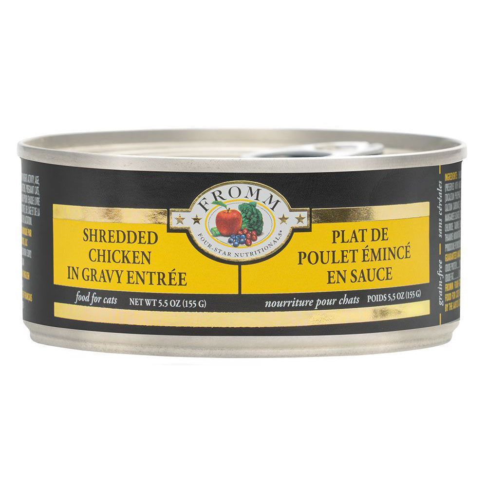 Fromm 4 Star Shredded Chicken Cat Can 5.5 OZ