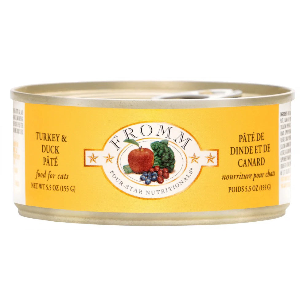 Fromm 4 Star Turkey and Duck Cat Can 5.5 OZ