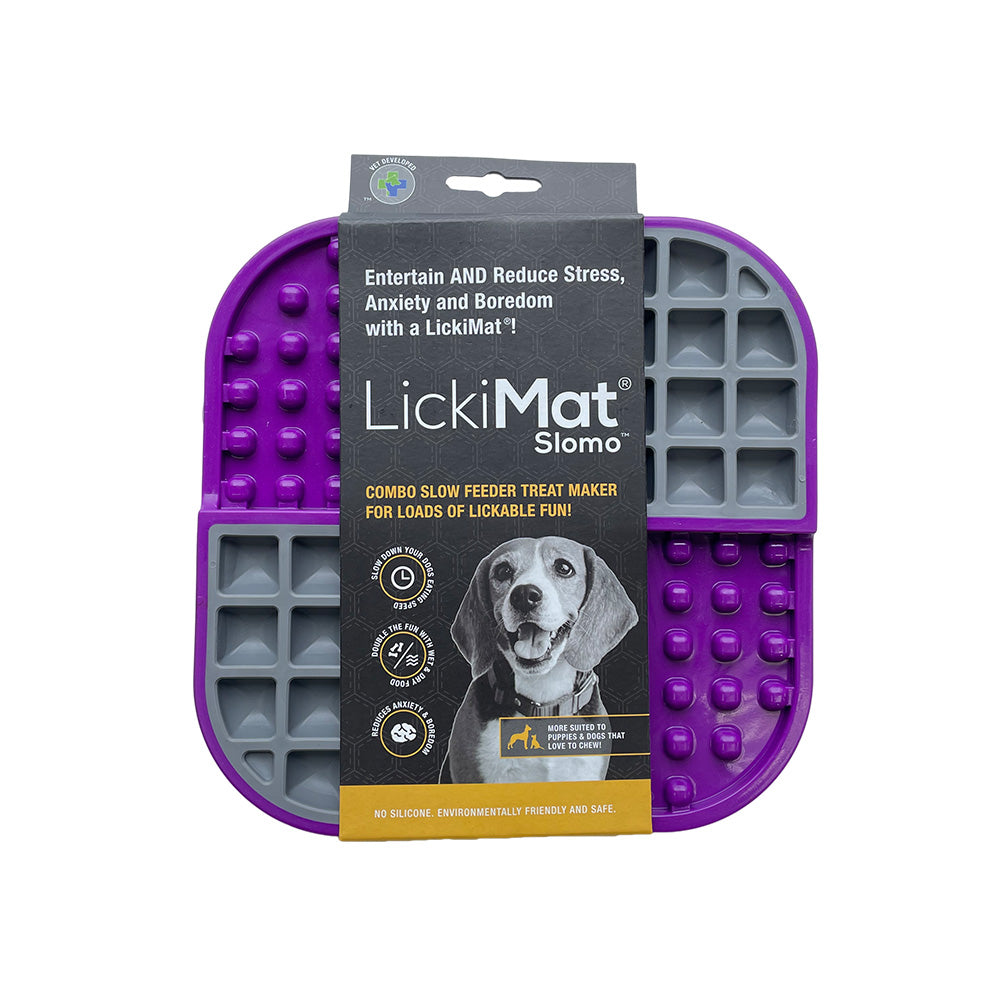 LickiMat Slomo Feeder Purple