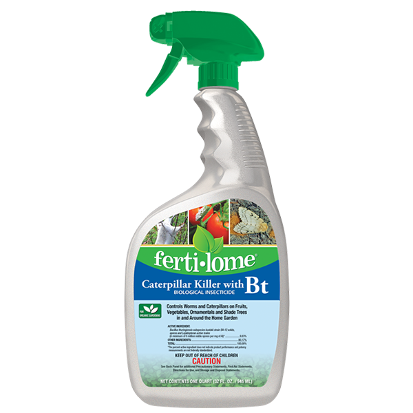 Fertilome Caterpillar Killer Spray with Bt Ready to Use 32 OZ
