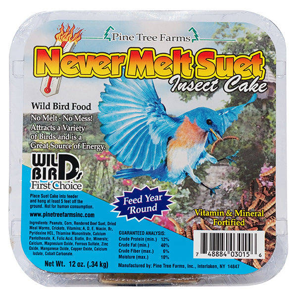 Pine Tree Farms NeverMelt Insect Suet 13 OZ