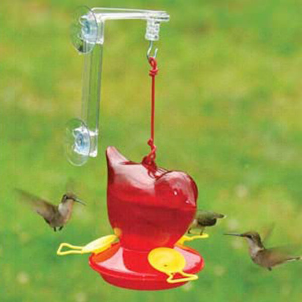 Songbird Essentials Window Red Hummingbird Feeder