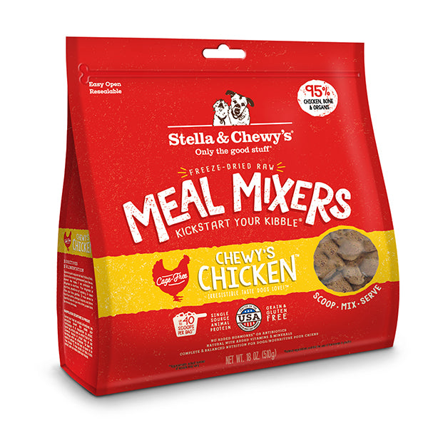 Stella and Chewy's Freeze Dried Meal Mixers Chicken 18 OZ