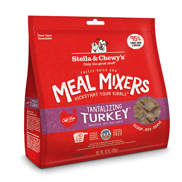 Stella and Chewy's Freeze Dried Meal Mixers Turkey 18 OZ