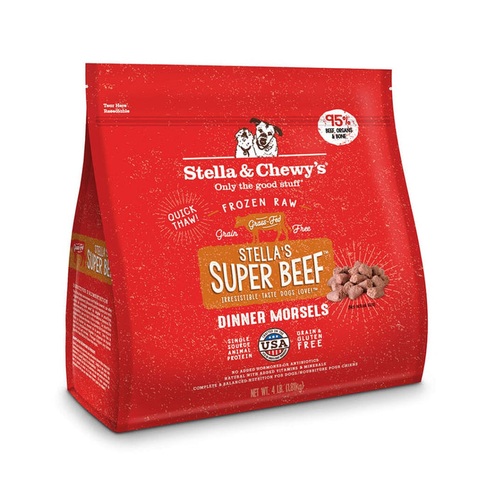 Stella and Chewy's Frozen Super Beef Dinner Morsels 4 LB
