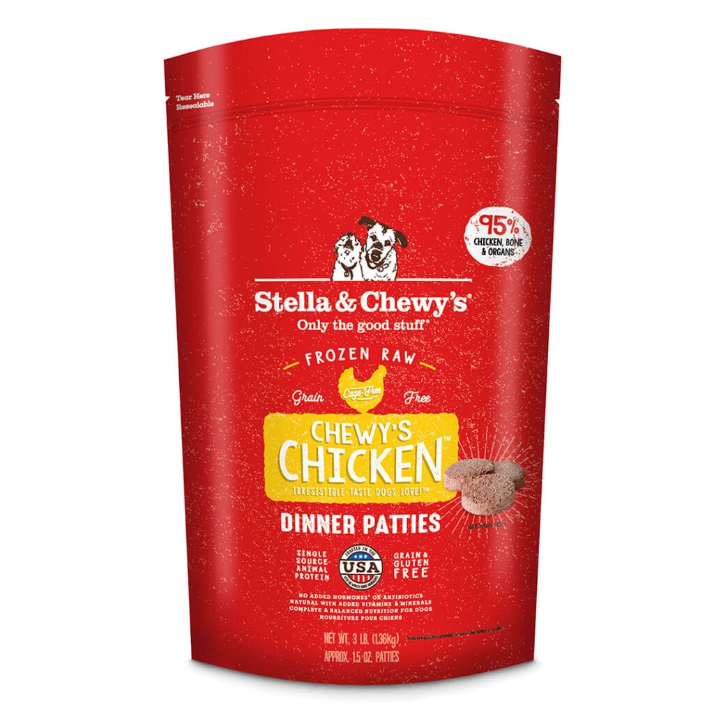 Stella and Chewy's Frozen Raw Chicken Dinner Patties 3 LB