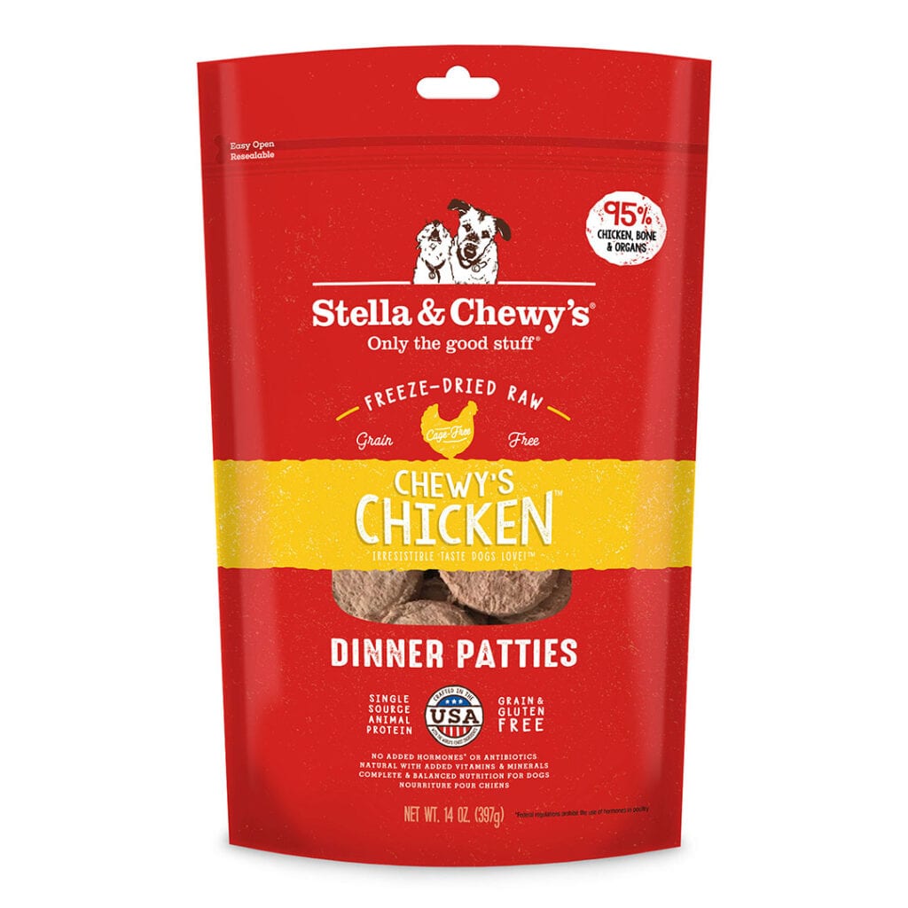Stella and Chewy's Frozen Chicken Dinner Patties 6 LB